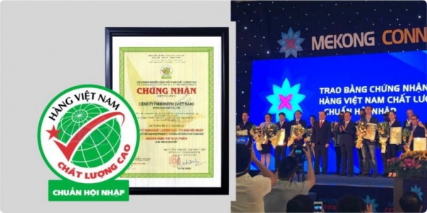 V&agrave;o ng&agrave;y 21/12 vừa qua, Đại diện NTPM (Việt Nam) đ&atilde; vinh dự nhận Danh hiệu H&agrave;ng Việt Nam chất lượng cao &ndash; Chuẩn hội nhập. Đ&acirc;y l&agrave; một danh hiệu mang &yacute; nghĩa đối với to&agrave;n thể đội ngũ NTPM (Việt Nam) do hội đồng chuy&ecirc;n m&ocirc;n đ&aacute;nh gi&aacute; suốt 1 thời gian qua.